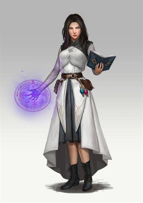 Gleaming magic practitioner outfit